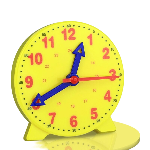Children's Educational Clock G3028 yellow
