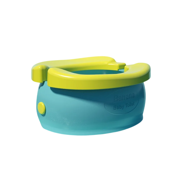 Children's Portable Folding Potty 22 x 20 x 10 cm Folding Toilet Seat for Bag Travel Potty with a Load Capacity of 50 kg For Children green