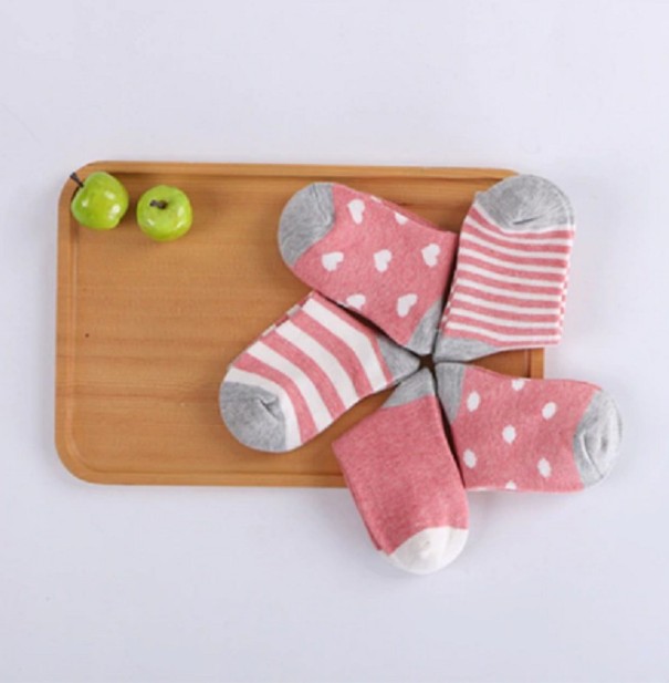 Children's Socks - 5 Pairs A1506 1-3 years 6