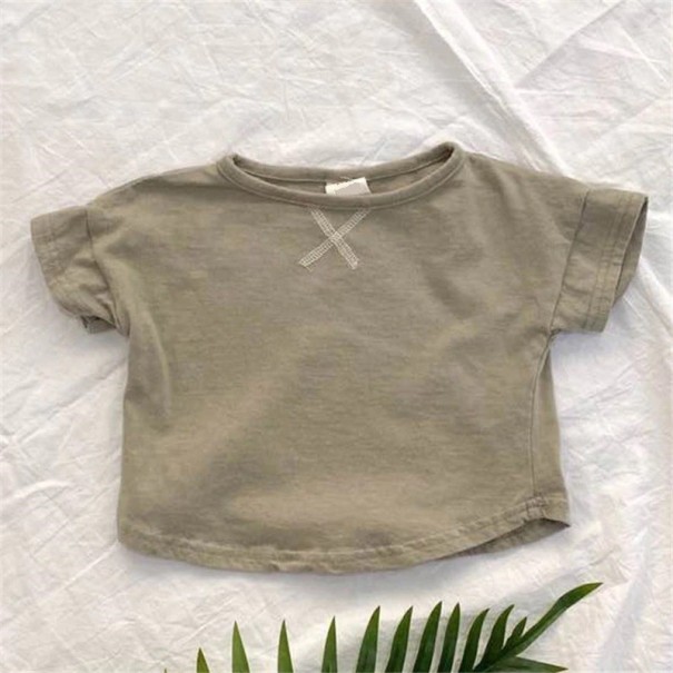 Children's T-shirt B1573 army green 3