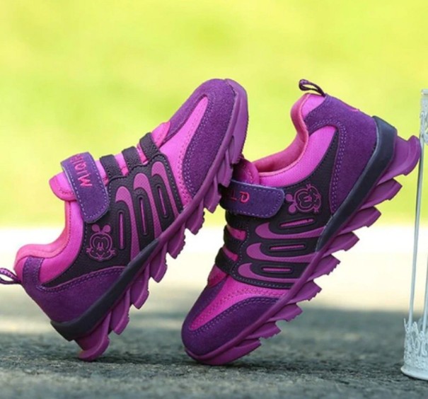 Children's Trainers A274 purple 28