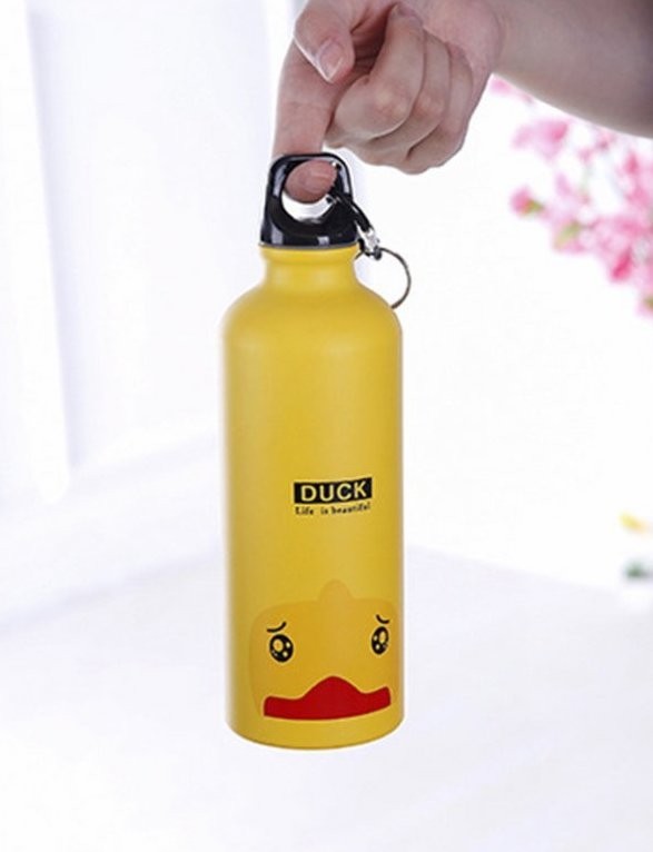 Children's Travel Bottle with Animals yellow