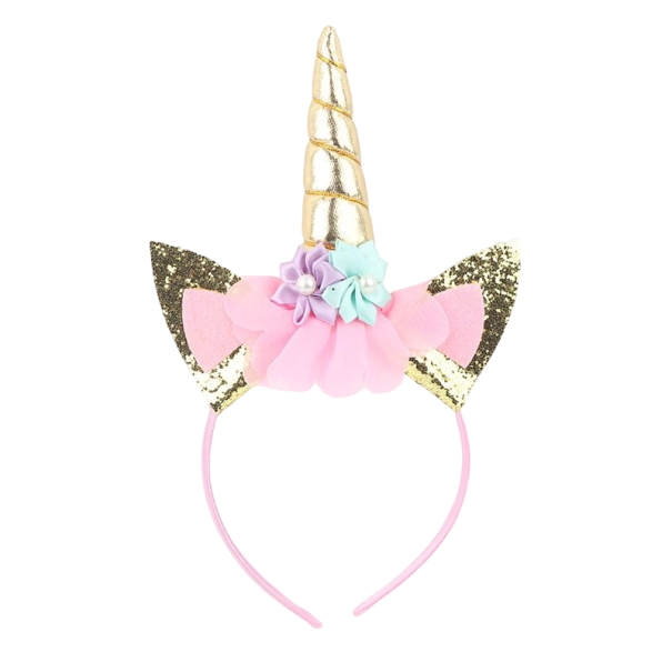 Children's Unicorn Headband gold