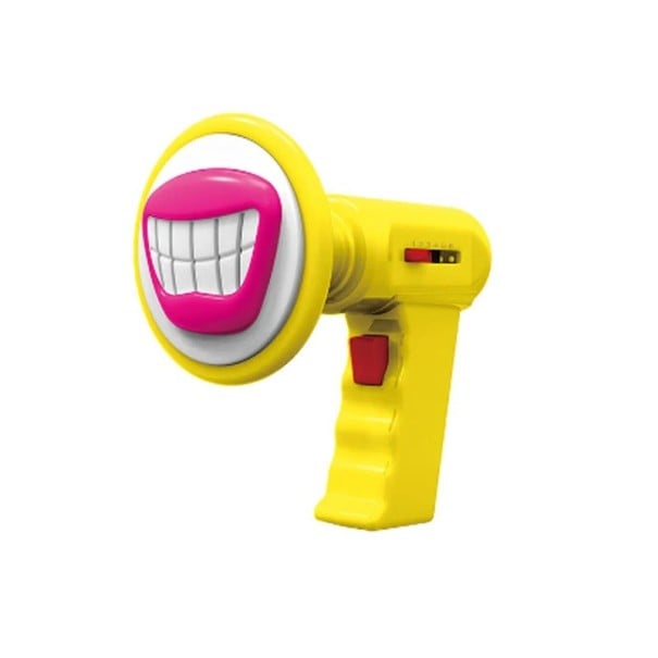 Children's Voice Toy 8.5 x 5.5 x 8 cm Voice Changer with 6 Sound Effects Interactive Speaker for Fun for Children and Adults yellow