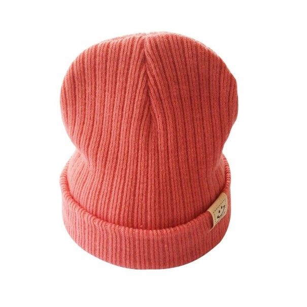 Children's Winter Beanie Hat light red