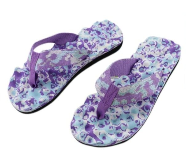 Chinelos confortáveis para senhora roxo 38