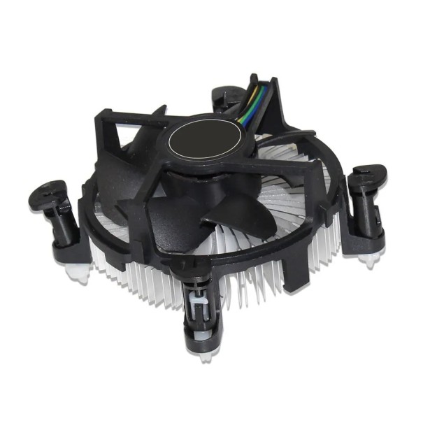 Chladič CPU s hliníkovým pasivem a 3,5" ventilátorem 4pin PWM pro Intel Core i3 i5 i7 Socket 1150 1155 1156 Stolní počítače 1 Chladič CPU s hliníkovým pasivem a 3,5" ventilátorem 4pin PWM pro Intel Core i3 i5 i7 Socket 1150 1155 1156 Stolní počítače 1