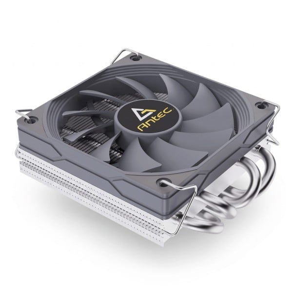 Chladič procesoru Antec A37 Nízkoprofilový chladič CPU Výška 37 mm Ventilátor 92 mm PWM 4pin Pro Intel LGA1700 a LGA1800 i AMD AM4 a AM5 šedá