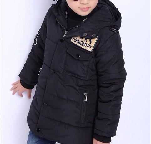 Chlapčenská zimná bunda Josh J1937 čierna 8