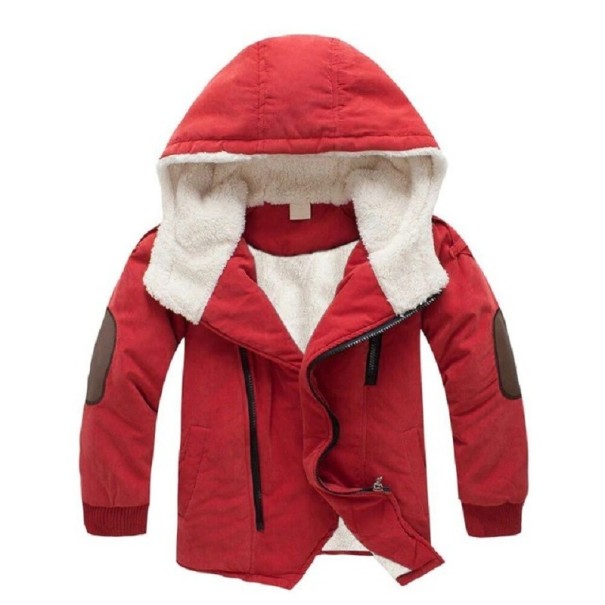 Chlapčenská zimná bunda L2090 červená 10