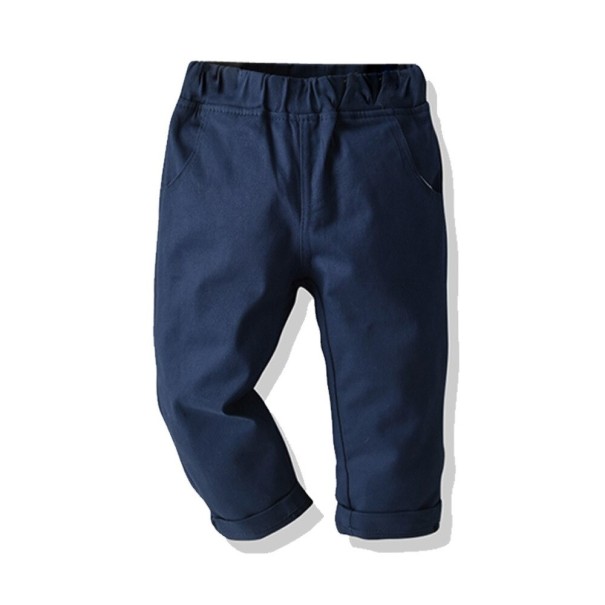Chlapčenské nohavice L2230 tmavo modrá 3