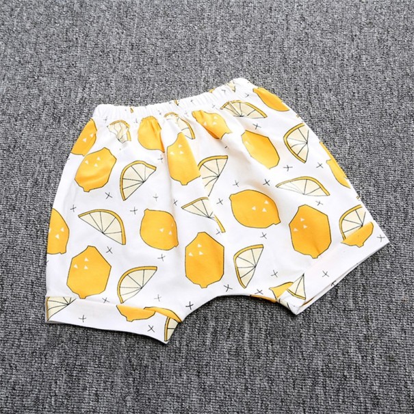 Chlapčenské šortky s potlačou citrónov 3