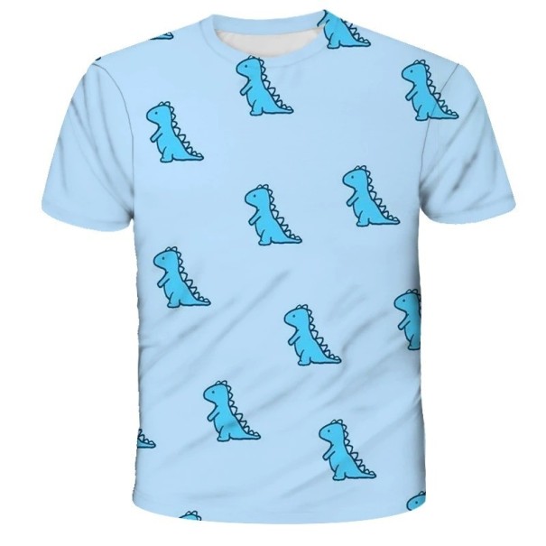 Chlapčenské tričko s dinosaurom svetlo modrá 5