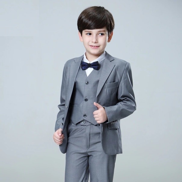 Chlapčenský oblek s vestou B1309 10