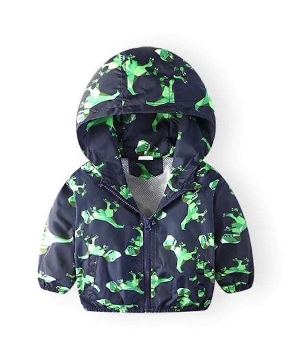 Chlapecká bunda větrovka J3044 zelená 4