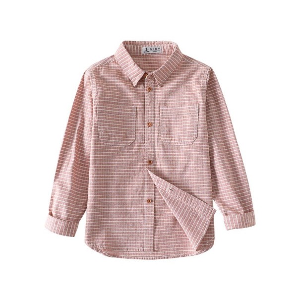 Chlapecká košile L1816 růžová 6