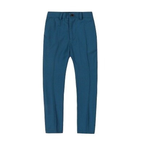 Chlapecké společenské kalhoty L2252 modrá 8