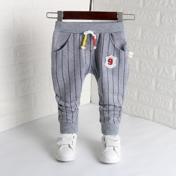 Chlapecké tepláky L2256 šedá 18-24 měsíců