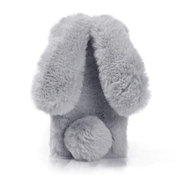 Chlpaté puzdro na mobil s zajačikom svetlo sivá J7 2016