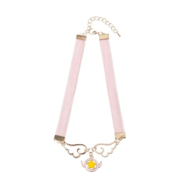 Choker feminino com pendente de asa 1