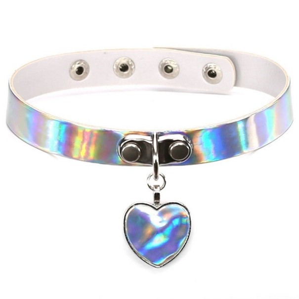 Choker ketting J2541 zilver