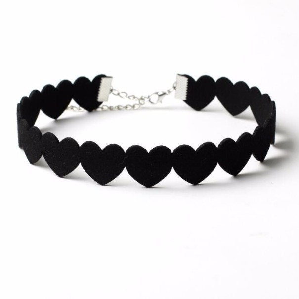 Choker med hjertemønster J679 1