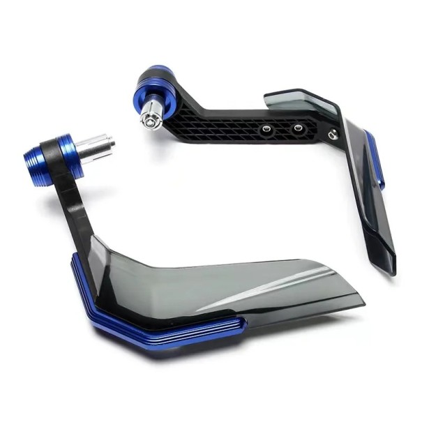 Chrániador de vento universal para guiador de motocicleta, scooter e bicicleta elétrica proteção para manetes de travão reforço em alumínio várias cores azul