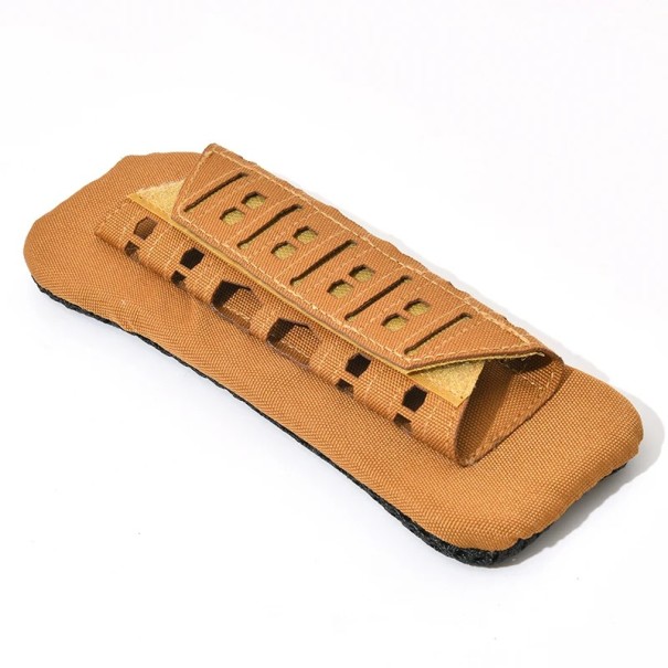 Chránič ramen 22x8,5 cm Neutrální barvy Prodyšný nastavitelný popruh Ergonomický ramenní polstr na batoh Taška Brašnu Pohodlné nošení hnědá