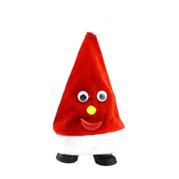 Christmas Decoration 18 x 10 cm Elf with Red Hat and Legs Table or Tree Decoration Cheerful Christmas Accessory with Face 1