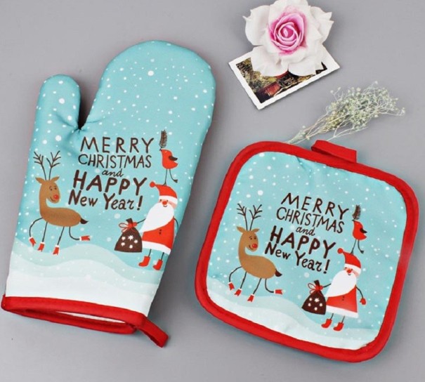 Christmas Oven Gloves 2 pcs 5