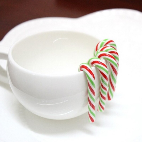 Chupa-chupas decorativos em pau 5 pcs 2