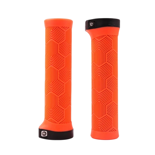 Chwyty kierownicy 131 x 34 mm ODI Gumowe chwyty 22 mm Ergonomiczne kierownice BMX MTB Fioletowy Różowy Pomarańczowy Brązowy Czarny Akcesoria rowerowe pomarańczowy