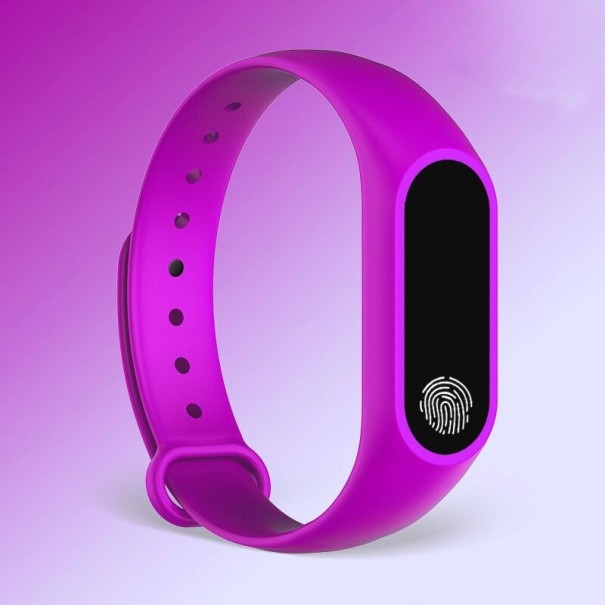Chytré fitness hodinky K1425 fialová