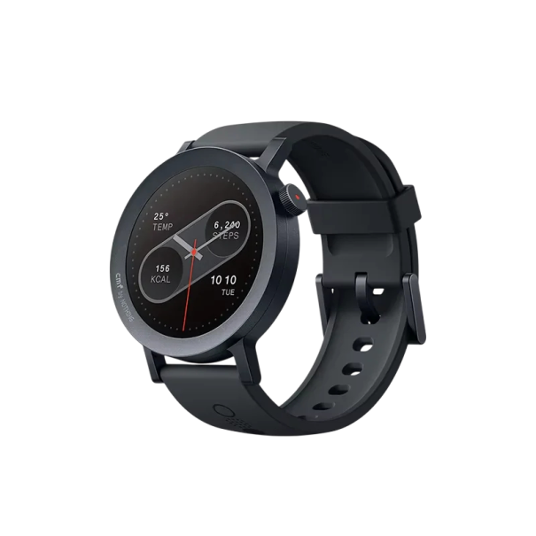 Chytré hodinky s AMOLED displejem 1,32 palce a GPS 120 sportovních režimů Bluetooth hovory Kovové tělo se silikonovým řemínkem Výdrž 11 dní černá