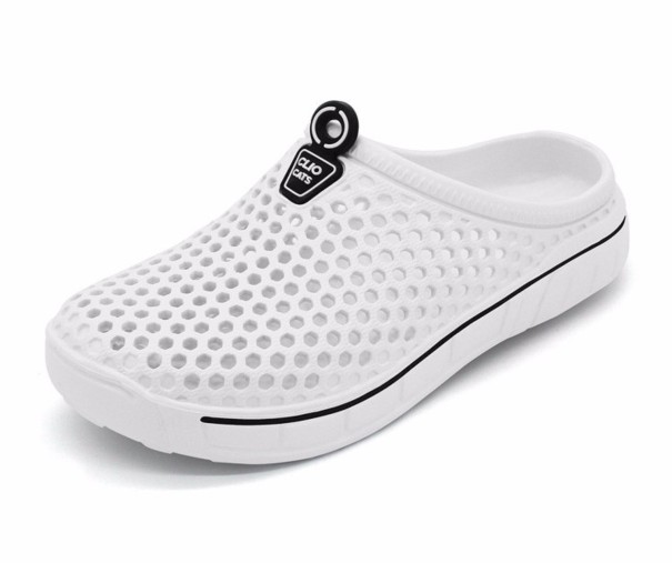 Ciabatte da uomo in gomma bianco 36