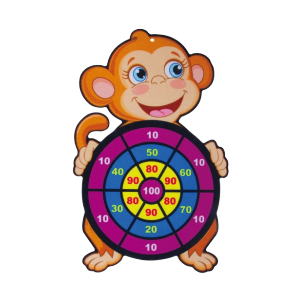 Cible en velcro animaux 3