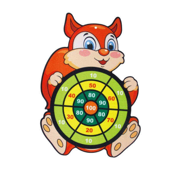 Cible en velcro animaux 4