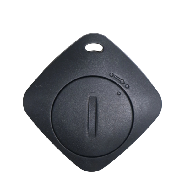 Čierny bluetooth lokátor Mini GPS lokátor na kľúče, peňaženku, batožinu 3,3 x 3,3 cm Kompatibilný s Apple Find my 1