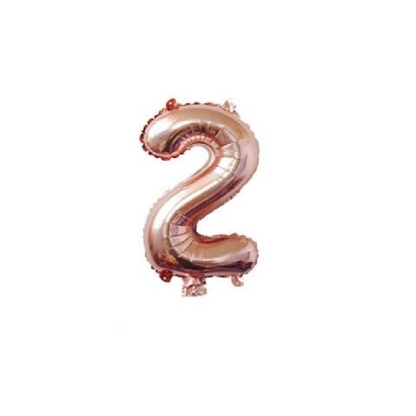 Cifre balon folie bronz S 2