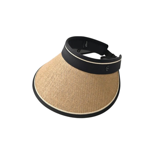 Cilindro di paglia con protezione UV 57–60 cm Cappello da sole per adulti Stile informale Protezione dal sole Primavera Estate Autunno kaki