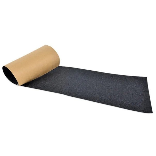 Cinta de agarre para skateboard superficie antideslizante 80 × 20 cm negra capa autoadhesiva para tabla de skateboard y conducción estable 1