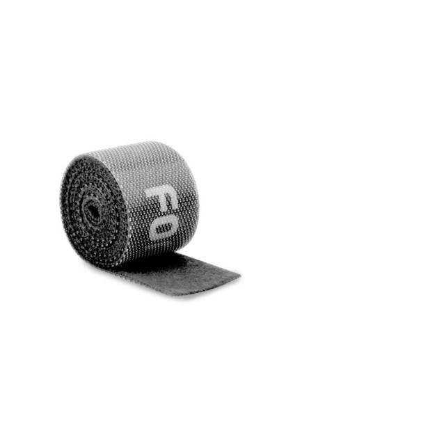 Cinta de cierre de velcro negro 50 cm