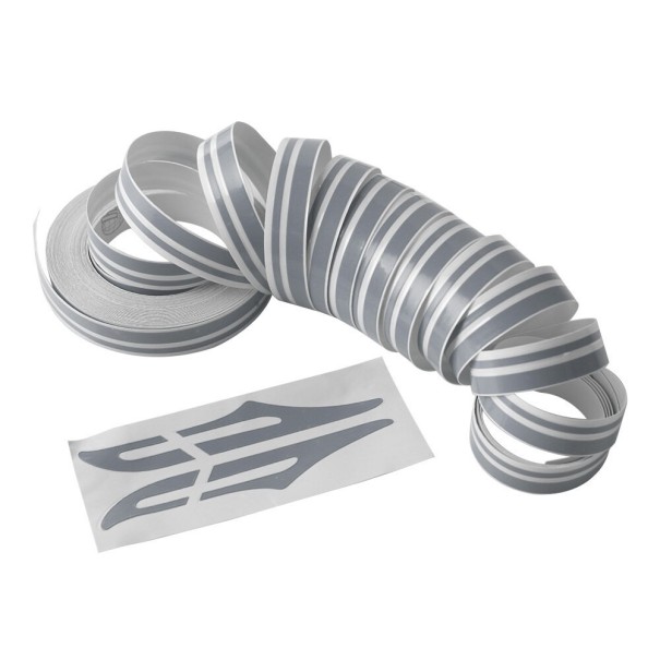 Cinta decorativa para coche gris