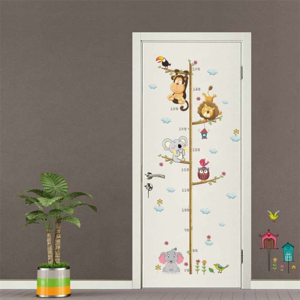 Cinta métrica infantil autoadhesiva para la pared 1