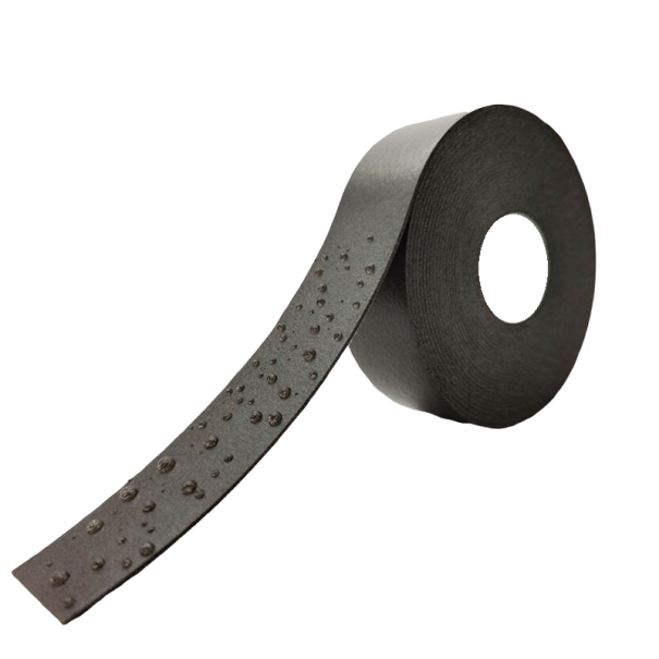Cinta protectora de pies 5m negro