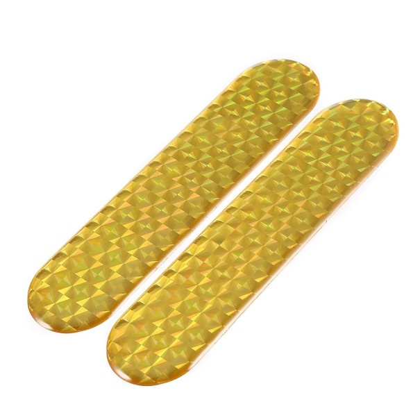 Cintas reflectantes autoadhesivas 2 uds. amarillo