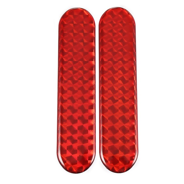Cintas reflectantes autoadhesivas 2 uds. rojo