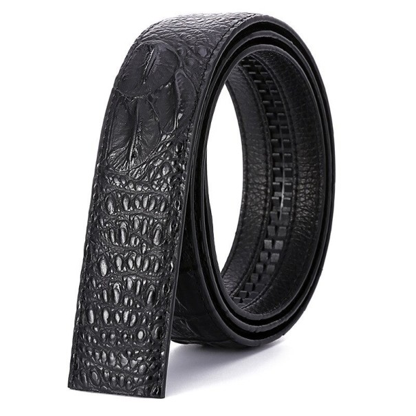 Cinto de couro masculino sem fivela L496 115 cm 1