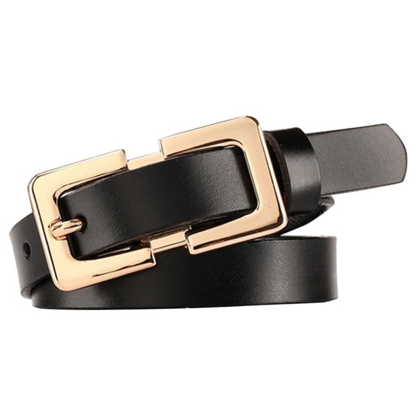 Cinto de pele feminino L240 preto