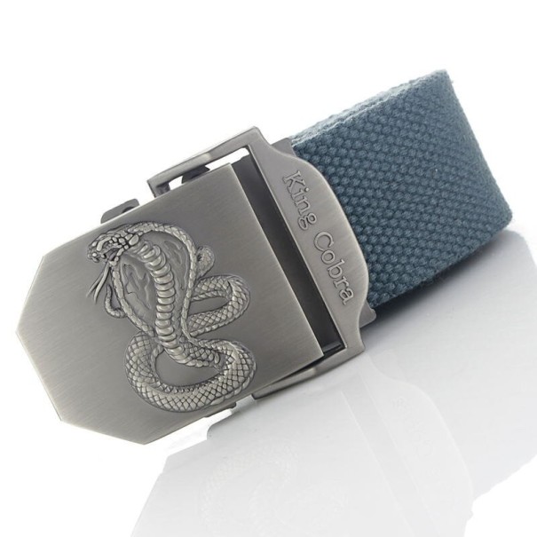 Cintura di stoffa con cobra 110 cm 1